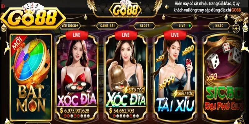 Đăng ký Go88 mở ra hàng loạt tính năng và ưu đãi đặc biệt cho người chơi 