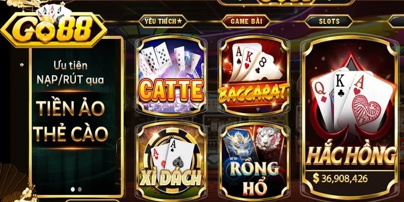 Game Bài Go88 – Trải Nghiệm Sảnh Chơi Đẳng Cấp Nhất 2026 12 Sunwin Các dòng game bài ăn khách nhất tại cổng game Go88