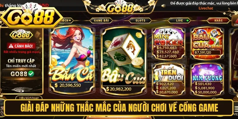 Go88 – Cổng Game Đổi Thưởng Uy Tín 2026 | Link Mới Nhất 15 Sunwin Giải đáp những thắc mắc của người chơi về cổng game cụ thể