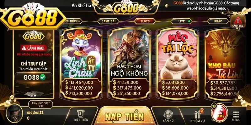 Nổ Hũ Go88 – Trải Nghiệm Săn Jackpot Đỉnh Cao, Cực Đã 10 Sunwin Nổ hũ Go88 là khu vực giải trí tập trung các trò chơi slot đổi thưởng hấp dẫn