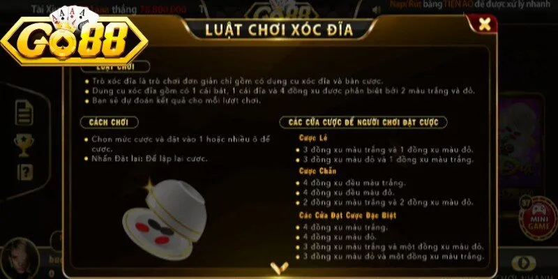 Xóc Đĩa Go88 – Lựa Chọn Được Người Mới Săn Đón Hàng Đầu 3 Sunwin Quy trình chơi Xóc đĩa Go88 chi tiết, cụ thể cho người mới
